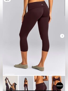 ONER ACTIVE SOFTMOTION™ FOLD OVER CAPRI LEGGINGS NEW BRANDING